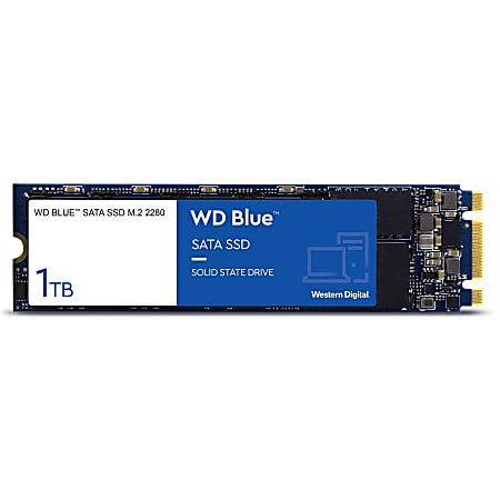 WD Blue 3D NAND 1TB Solid State Drive, SATA III, WDS100T2B0B