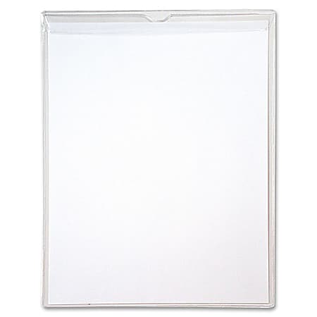 Anglers Sturdi-Kleer Vinyl Envelopes With Flaps, 4" x 6", Clear, Pack Of 10