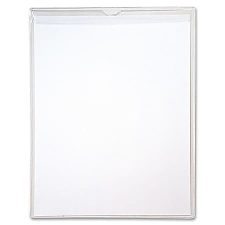 Anglers Sturdi-Kleer Vinyl Envelopes With Flaps, 6" x 9", Clear, Pack Of 10
