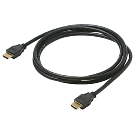 Steren - HDMI cable with Ethernet - HDMI male to HDMI male - 50 ft - satin black - molded