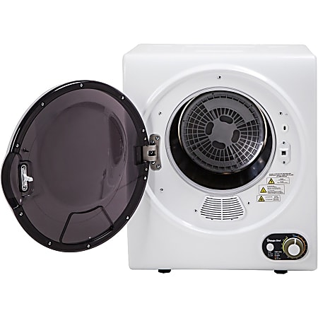 BLACK+DECKER 2.65-cu ft Portable Electric Dryer (White) in the Electric  Dryers department at