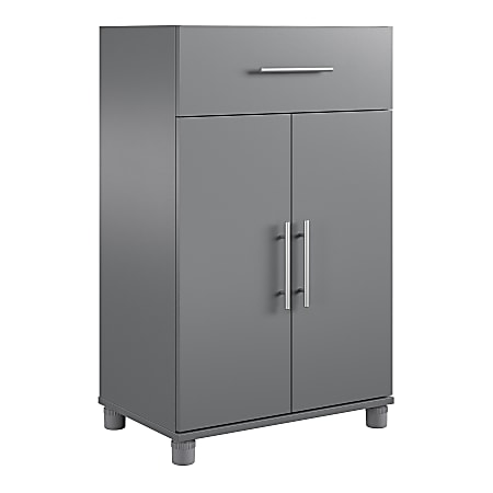 Ameriwood™ Home Camberly 2-Door/1-Drawer 24"W Base Cabinet, Gray