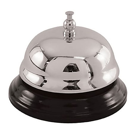 Winco Metal Call Bell, Black