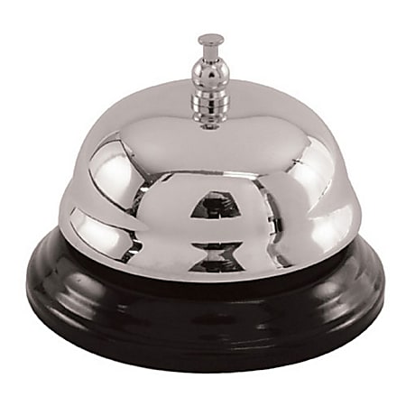 Winco Metal Call Bell, Black