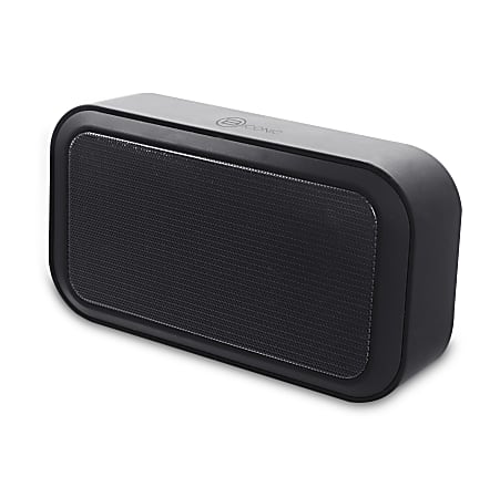BYTECH Rytham Bluetooth® Speaker, 5"H x 3"W x 6"D, Black, BCAUBS153BK