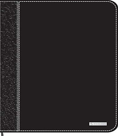 AT-A-GLANCE® Executive® Weekly/Monthly Appointment Book, 8 1/4" x 10 7/8", 30% Recycled, Black, January to December 2014