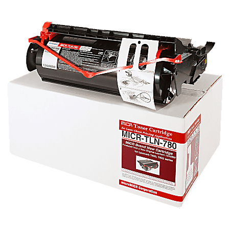 MicroMICR TLN-780 (Lexmark 12A6860) Black MICR Toner Cartridge