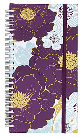 Mead® For Home Dual Planner, 5" x 9", Floral, Multicolor