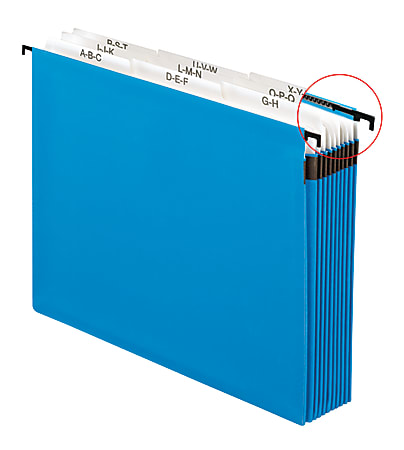Expandable filing system top
