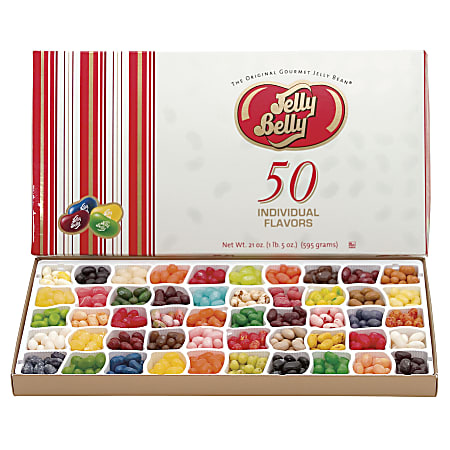 Jelly Belly® Jelly Beans 50 Flavor Gift Box, 21 Oz.