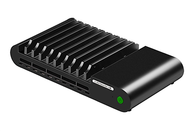 Hamilton Buhl 10-Port USB Charging Station, Black, LTT-10