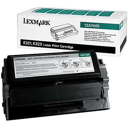 Lexmark™ 12A7405 Return Program High-Yield Black Toner Cartridge
