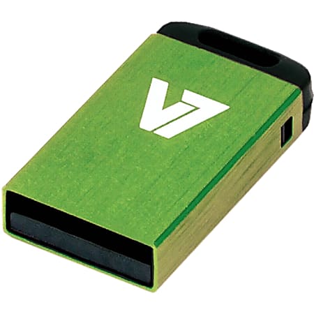 V7 16GB Green Nano USB Flash Drive