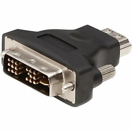 Belkin HDMI to DVI Single-Link Adapter - 1 x HDMI Digital Audio/Video Male - 1 x DVI-D (Single-Link) Digital Video Female