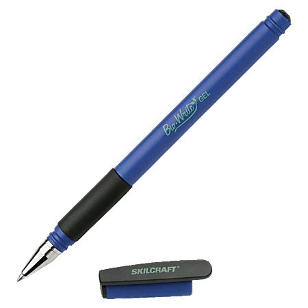 Skilcraft Bio-write Kugelschreiber Blau – 12er Pack, Aus Biokunststoff & Nachfüllbar