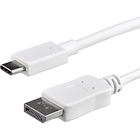 StarTech.com 3.3 ft/1 m USB C to DisplayPort Cable - USB Type C to DP Video Adapter Cable - 4K 60Hz - CDP2DPMM1MW