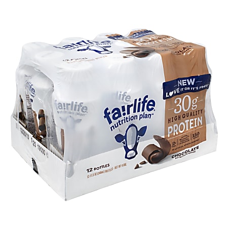 FAIRLIFE High-Protein Chocolate Nutrition Shakes, 11.5 Oz, Pack
