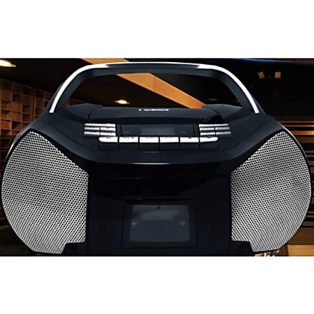 Naxa Portable CDCassette Boombox 1 x Disc 2.40 W Silver