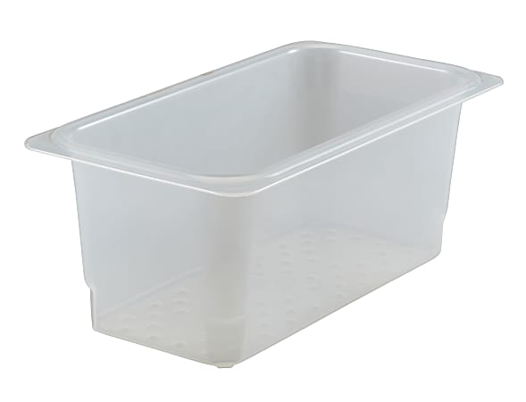 Cambro Translucent GN 1/3 Colander Pans, 5"H x 6-15/16"W x 12-3/4"D, Pack Of 6 Colanders