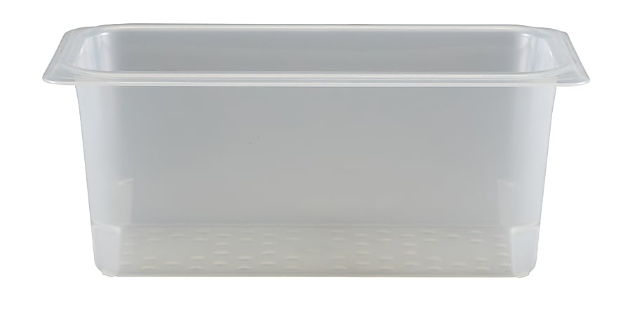 Cambro Translucent GN 13 Colander Pans 5 H x 6 1516 W x 12 34 D Pack Of ...
