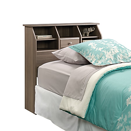 Sauder® Shoal Creek Headboard Bookcase, Twin, Diamond Ash