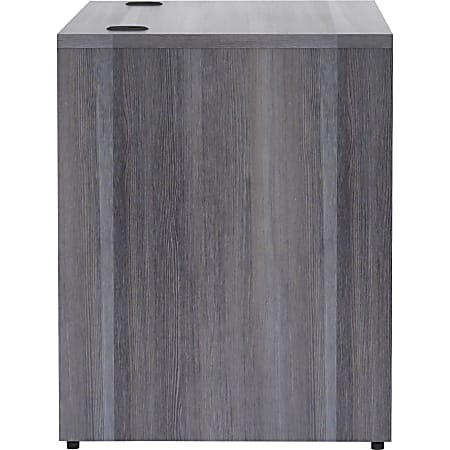 Lorell Essentials 48 W Computer Desk Weathered Charcoal - Office Depot