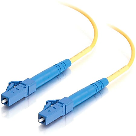 C2G-30m LC-LC 9/125 OS1 Simplex Singlemode PVC Fiber Optic Cable - Yellow - 30m LC-LC 9/125 Simplex Single Mode OS2 Fiber Cable - Yellow - 100ft
