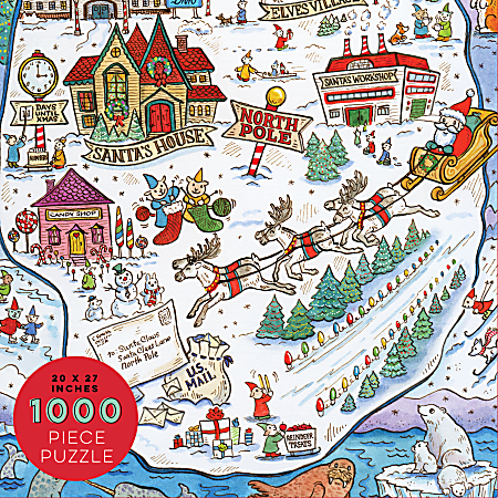 TF Publishing Jigsaw Puzzle North Pole - Office Depot