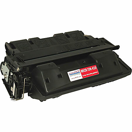 microMICR MICR Toner Cartridge - Alternative for HP 61X - Laser - 10000 Pages - Black - 1 Each microMICR MICR Toner Cartridge - Alternative for HP 61X - Laser - 10000 Pages - Black - 1 Each