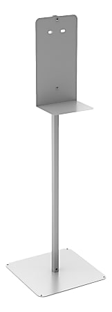 Built Sanitizer Floor Stand, 48" x 14" x 14", White