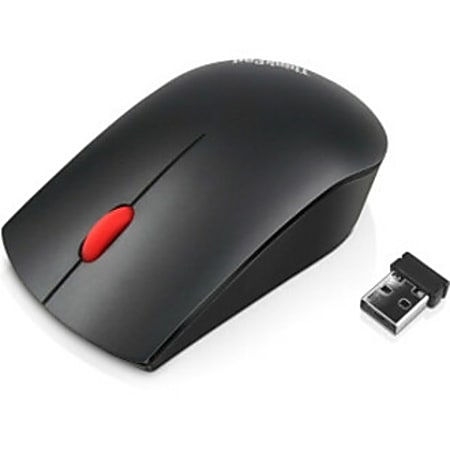 Lenovo 400 Wireless Mouse 1.46 H x 4.17 W x 2.48 D Black GY50R91293 -  Office Depot