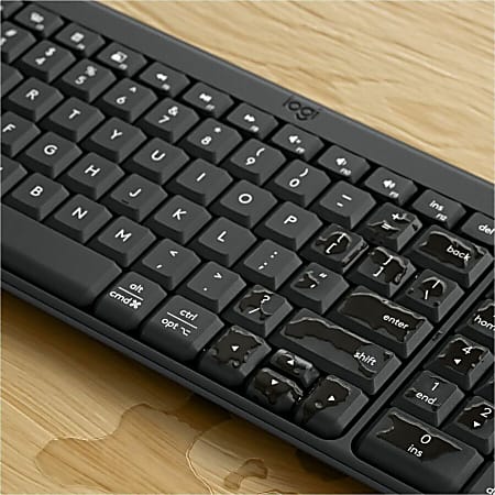 Logitech K250 Wireless Keyboard Graphit 920013442 - Office Depot