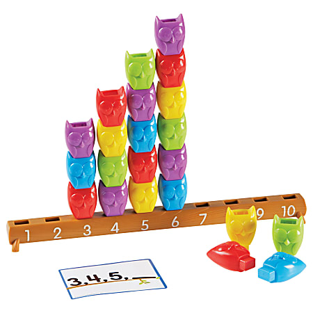 Learning Resources 1-10 Counting Owl Activity Set - Theme/Subject: Learning - Skill Learning: Counting, Addition, Subtraction, Patterning, Number, Sorting, Color Identification - 3+ - 1 / Set