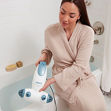 Conair Jet Hydro Spa 6 H x 4 W x 2 D WhiteBlue - Office Depot