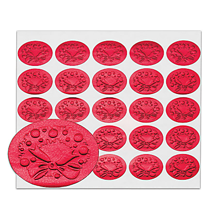 SEAL, WREATH, RED