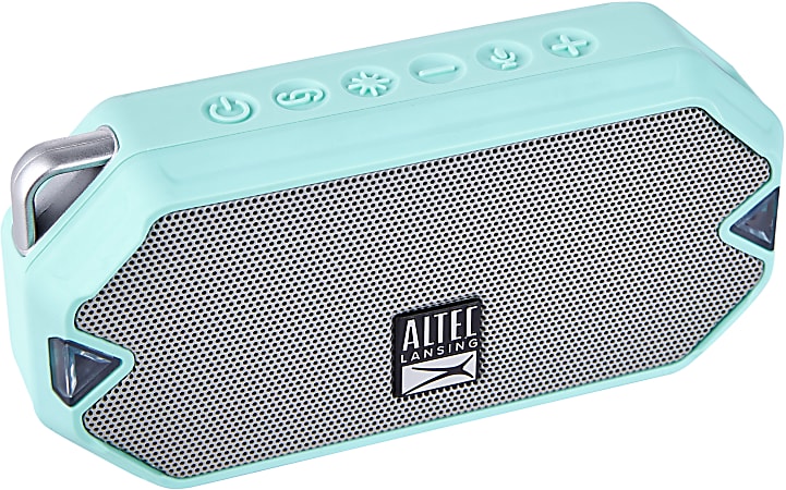 Altec Lansing HydraMini Bluetooth Speaker Mint Office Depot