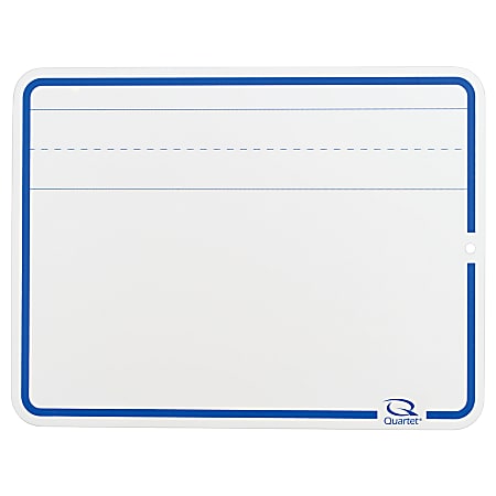 Quartet® Education Lap Lined Unframed Melamine Dry-Erase Whiteboard Surface, 9" x 12", White