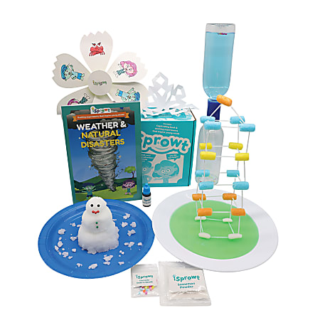 iSprowt Fun Science Kits For Kids, Weather And Natural Disasters, Kindergarten to Grade 5