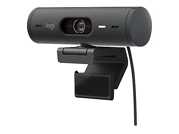 Logitech Brio 500 Full HD Webcam 1 14 H x 4 516 W x 1 14 D