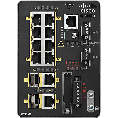 Cisco IE 2000 8TC G B Ethernet Switch 8 Ports Manageable Gigabit