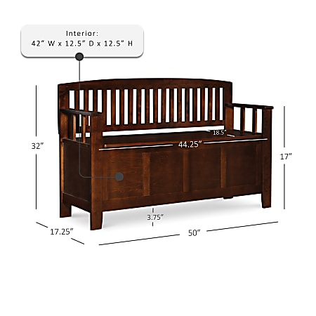 Linon cheap storage bench
