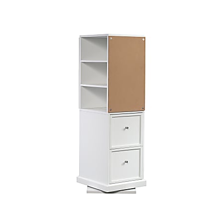 Sauder® Craft Pro Series Craft Tower, 2 Adjustable Shelves, White