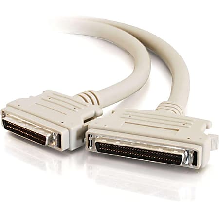 C2G 6ft SCSI-3 MD68M (Latch Clip) to SCSI-2 MD50M Cable