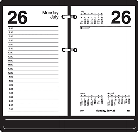 AT-A-GLANCE® Desk Calendar Refill, 3 1/2" x 6", 30% Recycled, January-December 2014