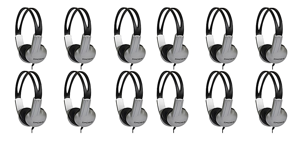 Koss ED1TC On Ear Headphones - Stereo - Mini-phone (3.5mm) - Wired - 32 Ohm - 100 Hz 20 kHz - Over-the-head - Binaural - Supra-aural - 4 ft Cable