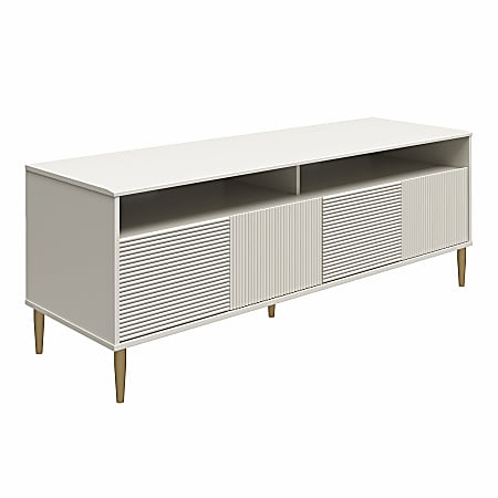 Mr. Kate Daphne TV Console, 22-13/16"H x 62-7/16"W x 19-3/4"D, Taupe