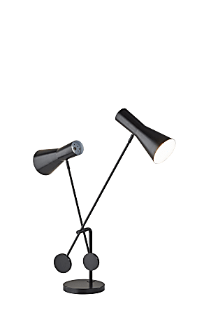 Adesso® ADS360 Bond Desk Lamp, 33-1/5"H, Black