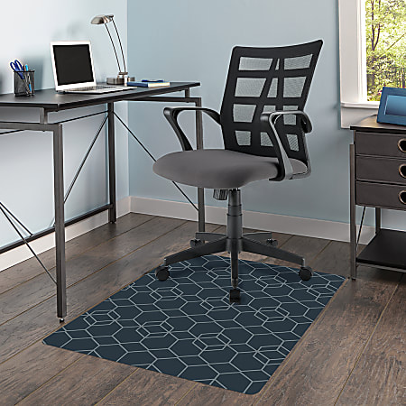 Decorative desk chair store mat