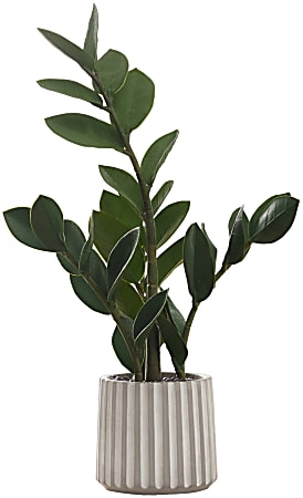 Monarch Specialties Elsie 20”H Artificial Plant With Pot, 20”H x 11”W x 10"D, Green