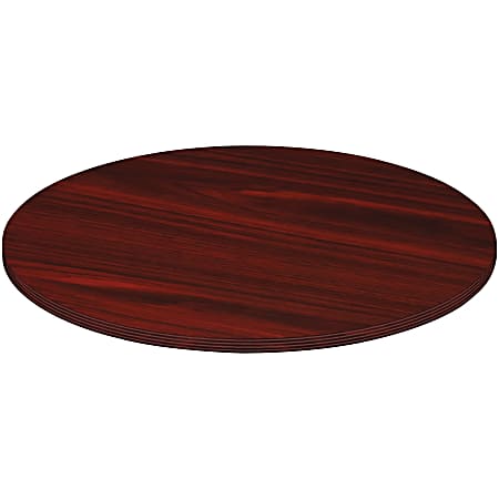 Lorell® Chateau Series Round Conference Table Top, 42"W, Mahogany